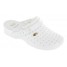 Clog racy white