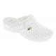 Clog racy white